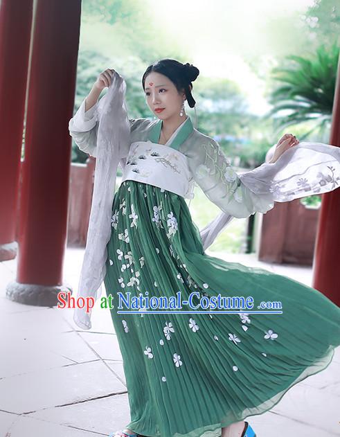 Asian Fashion Chinese Ancient Tang Dynasty Beauty Clothes Costume China online Shopping Traditional Costumes Dress Wholesale Culture Clothing and Hair Accessories for Women