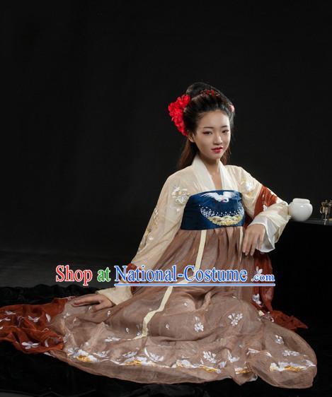 Asian Fashion Chinese Ancient Tang Dynasty Beauty Clothes Costume China online Shopping Traditional Costumes Dress Wholesale Culture Clothing and Hair Accessories for Women