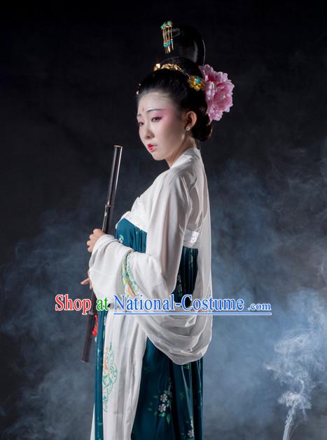 Chinese Ancient Tang Dynasty Lady Clothes Costume China online Shopping Traditional Costumes Dress Wholesale Asian Culture Fashion Clothing and Hair Accessories for Women