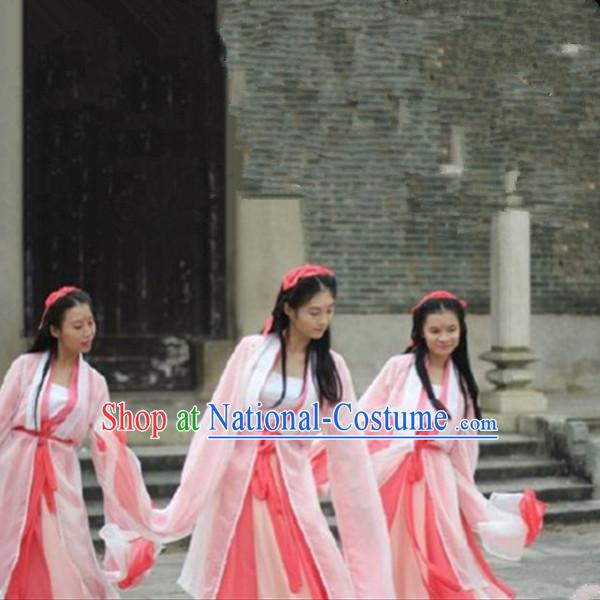 Long Sleeves Ancient Dance Costume