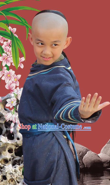 Ancient Chinese Kung Fu Long Robes for Kids