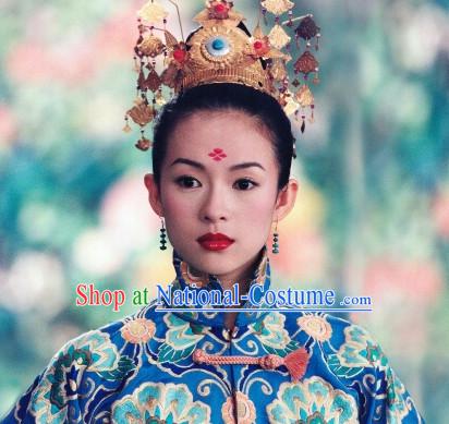 Ancient Chinese Dancer Hair Jewelry Crown