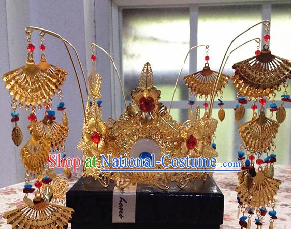 Ancient Chinese Dancer Hair Jewelry Crown