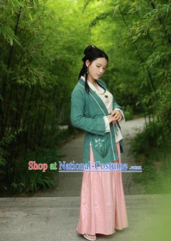 Ancient Chinese Hanfu Kimono Chinese Costume Chinese Ancient Costumes Carnival Costumes Fancy Dress Complete Set