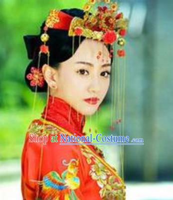 Ancient Chinese Style Wedding Hair Jewelry