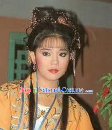 Ancient Chinese TVB Black Wig