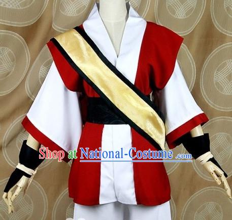 Ancient Asian Chinese Japenese Korean Knight Cosplay Costumes for Men