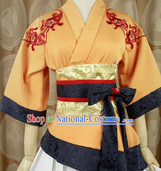 Ancient Asian Chinese Japenese Korean Knight Cosplay Costumes for Women