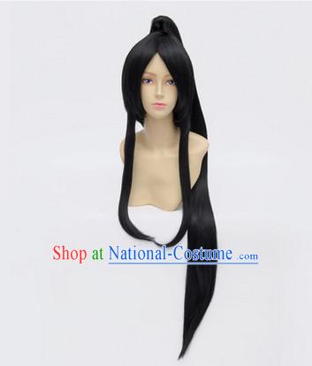 Ancient Asian Chinese Japenese Korean Knight Cosplay Long Wigs Classic Wig