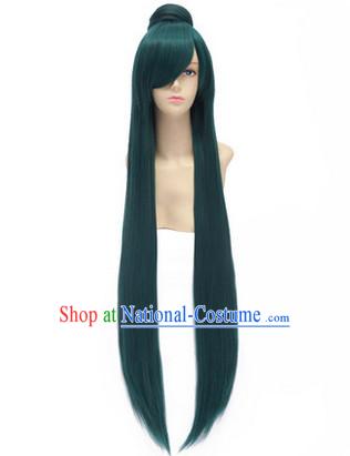 Ancient Asian Chinese Japenese Korean Knight Cosplay Long Wigs Classic Wig