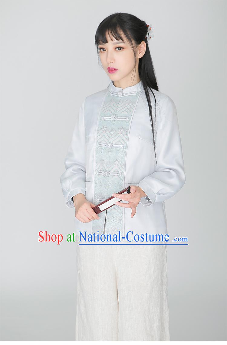 Traditional Chinese Hanfu Dress Garment and Hair Jewelry Complete Set