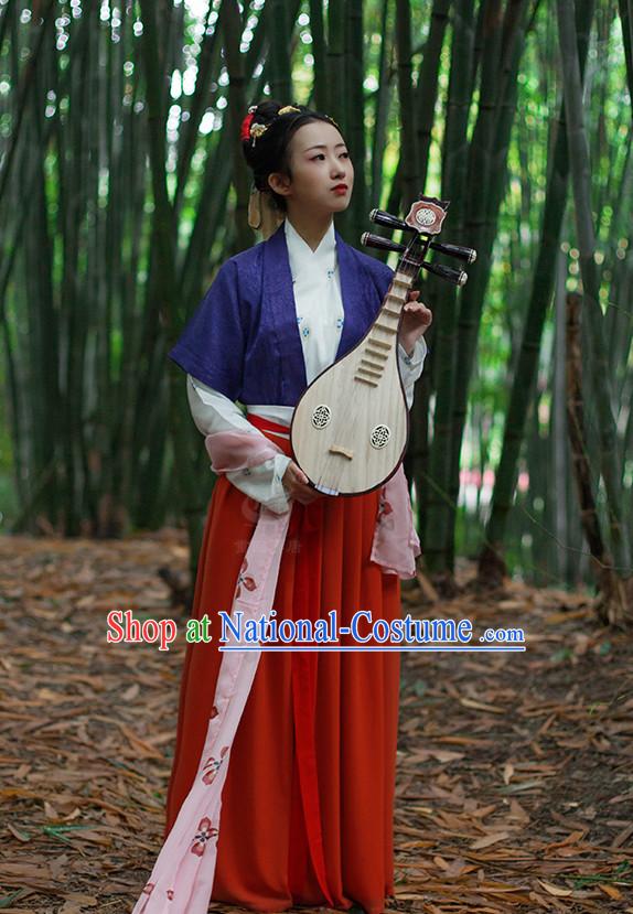 Chinese Costume Ancient Asian Korean Japanese Clothing Han Dynasty Clothes Garment Outfits Suits for Women