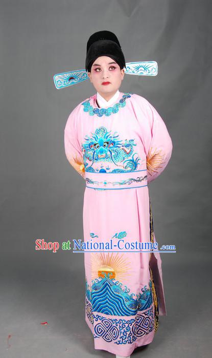 Chinese Opera Costumes Beijing Opera Costume Peking Stage Dress Official Dragon Robe Complete Set