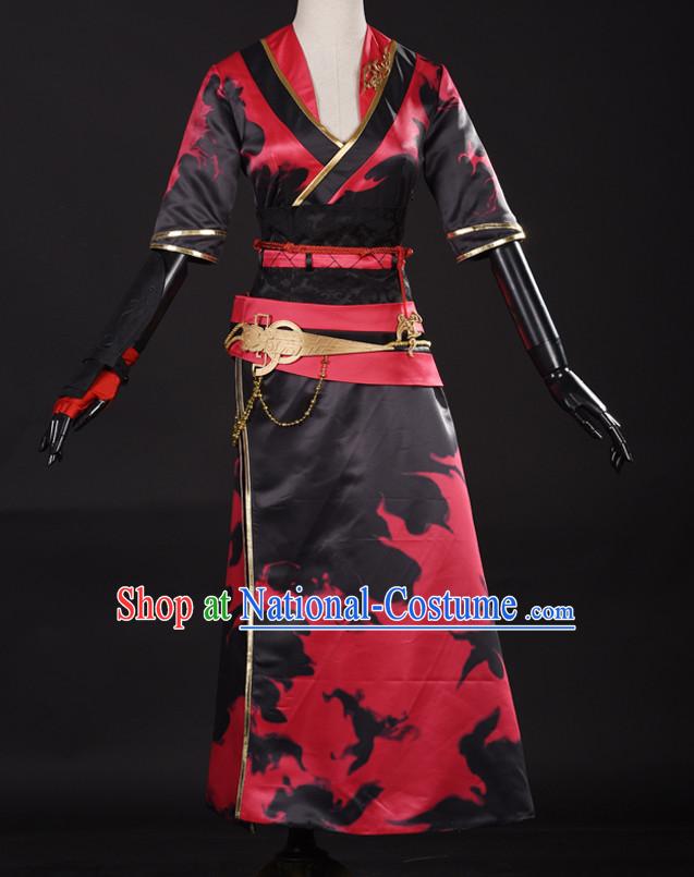 Ancient Chinese Knight Costumes Complete Set for Men