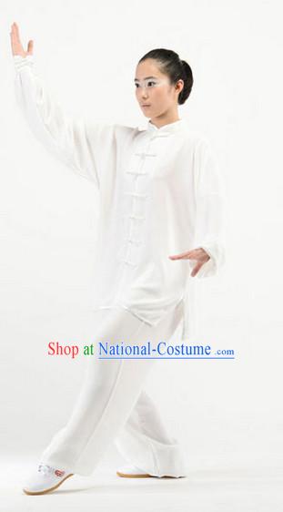 White Top Kung Fu Martial Arts Karate Wing Chun Supplies Training Uniforms Gear Clothing Shop for Kids and Adults