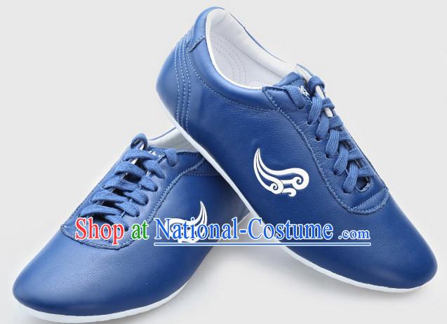 Top Kung Fu Martial Arts Karate Wing Chun Supplies Training Shop Cowhide Shoes for Kids and Adults