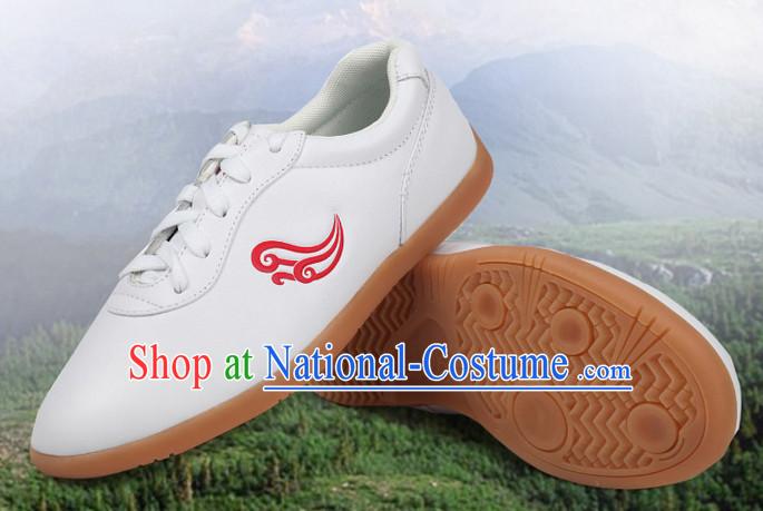 Top Kung Fu Martial Arts Karate Wing Chun Supplies Training Shop Cowhide Shoes for Kids and Adults