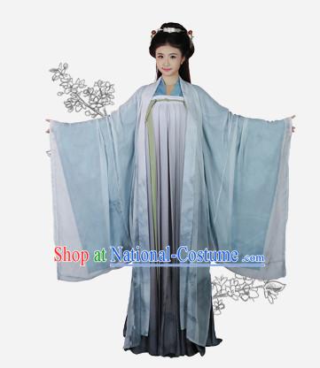 Chinese Tang Dynasty Clothing and Hair Jewelry Complete Set for Women