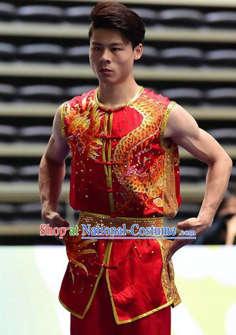 Southern Fist Nanquan Kung Fu Outfit Jacket Pants Supplies Custom Dance Costumes Outfits Clothing for Men Women Kids Boys Girls