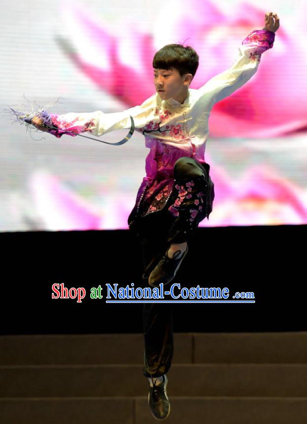 Top Tai Chi Sword Competition Outfit Taiji Swords Contest Jacket Pants Supplies Custom Kung Fu Costume Wu Shu Clothing Martial Arts Costumes for Men Women Kids Boys Girls