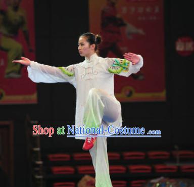 Top Tai Chi Sword Competition Outfit Taiji Swords Contest Jacket Pants Supplies Custom Kung Fu Costume Wu Shu Clothing Martial Arts Costumes for Men Women Kids Boys Girls