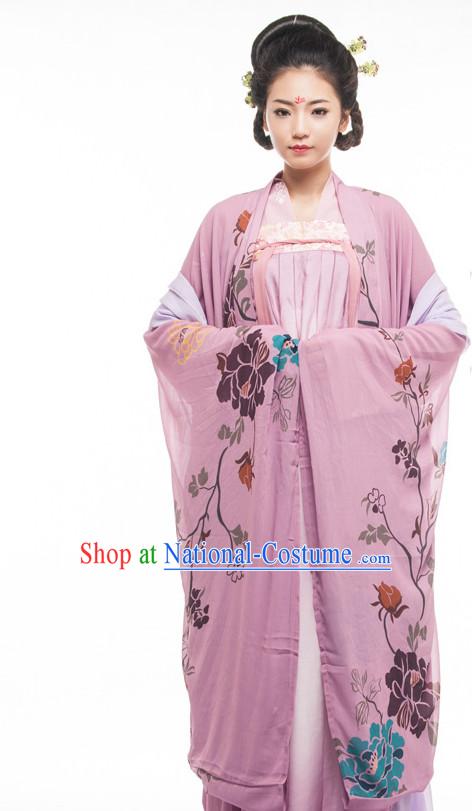 Chinese Costume Ancient Chinese Costumes Japanese Korean Asian Fashion Tang Dynasty Han Fu Suits Outfits Garment Dress Clothes for Women