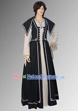 Traditional Medieval Costume Renaissance Costumes Historic Farmer Clothing Complete Set