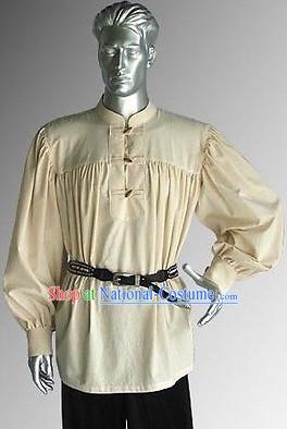 Traditional Medieval Costume Renaissance Costumes Historic Pirate Clothing Complete Set for Men