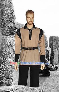 Traditional Medieval Costume Renaissance Costumes Historic Pirate Clothing Complete Set for Men