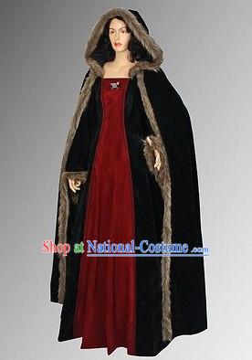 Traditional Medieval Costume Renaissance Costumes Historic Clothing Complete Set for Women