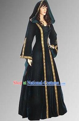 Traditional Medieval Costume Renaissance Costumes Historic Clothing Complete Set for Women