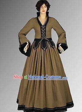 Traditional Medieval Costume Renaissance Costumes Historic Clothing Complete Set for Women