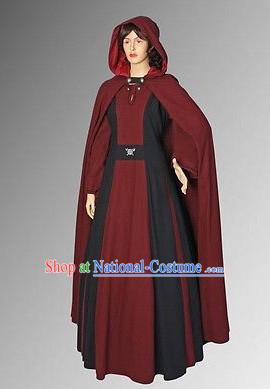 Traditional Medieval Costume Renaissance Costumes Historic Clothing Complete Set for Women