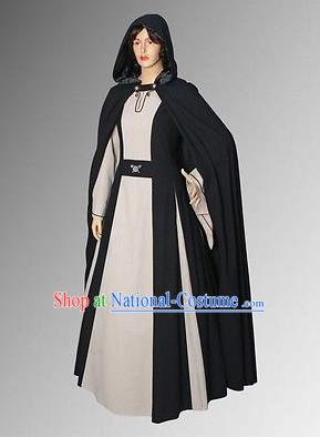 Traditional Medieval Costume Renaissance Costumes Historic Clothing Complete Set for Women