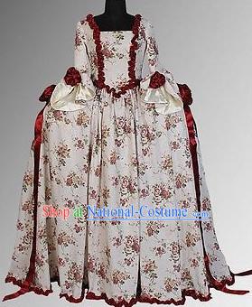 Traditional British National Costume Medieval Costume Renaissance Costumes Historic Dresses Complete Set for Women