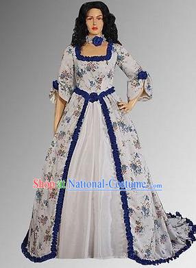 Traditional British National Costume Medieval Costume Renaissance Costumes Historic Dresses Complete Set for Women