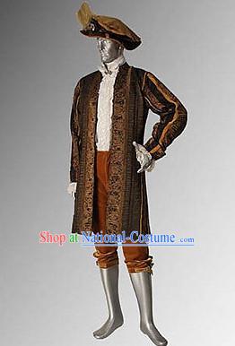 Traditional British National Costume Medieval Costume Renaissance Costumes Historic Dresses Complete Set for Men