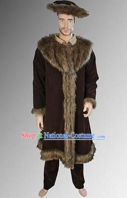 Traditional British National Costume Medieval Costume Renaissance Costumes Historic Dresses Complete Set for Men