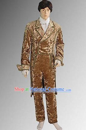 Ancient Baroque Style Suit Complete Set for Men