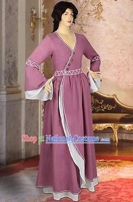 Tradtiional Medieval Costume Renaissance Costumes Historic Farmer Clothing Complete Set