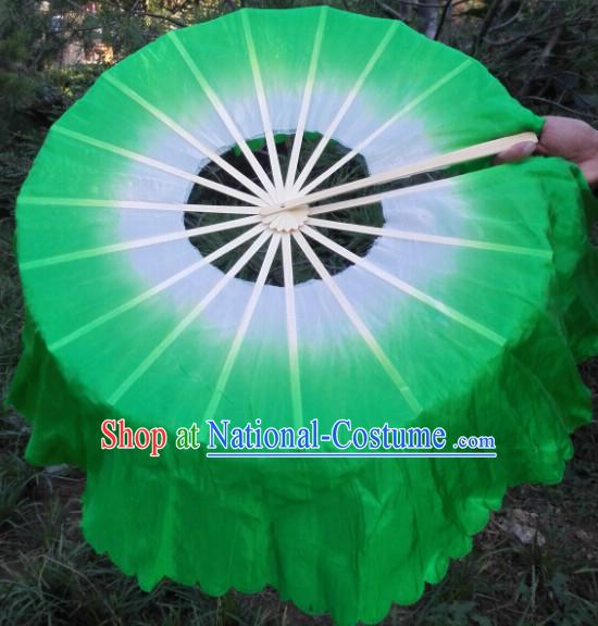 360 Degree Pure Silk Dance Fan