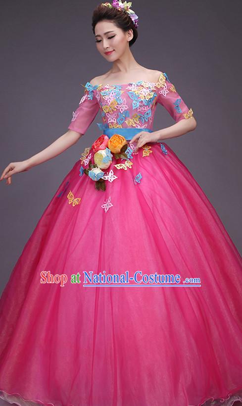 Asian Chinese Evening Dress Festival Performance Costume Fan Dancing Costumes Uniform Outfits Stage Opening Parade Competition Dancewear Complete Set