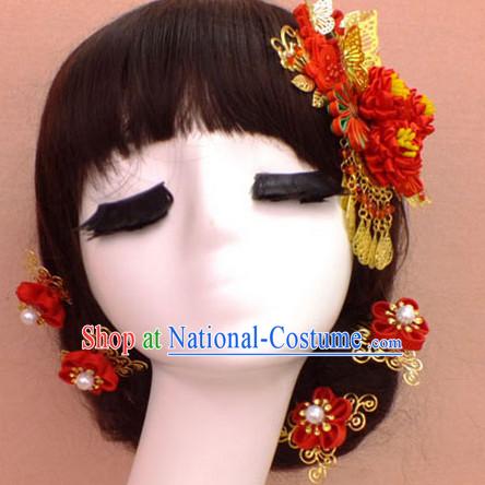 Chinese Empress Princess Queen Hair Accessories Hair Jewelry Fascinators Headbands Hair Clips Bands Bridal Comb Pieces Barrettes