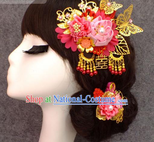 Chinese Empress Princess Queen Hair Accessories Hair Jewelry Fascinators Headbands Hair Clips Bands Bridal Comb Pieces Barrettes