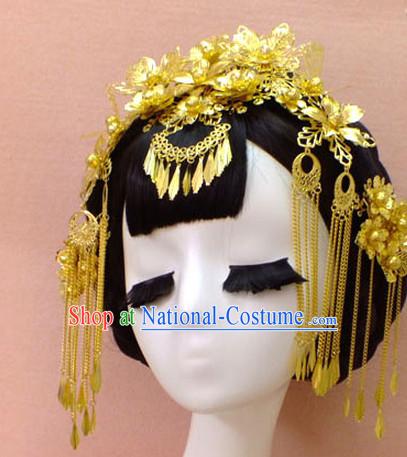 Chinese Empress Princess Queen Hair Accessories Hair Jewelry Fascinators Headbands Hair Clips Bands Bridal Comb Pieces Barrettes