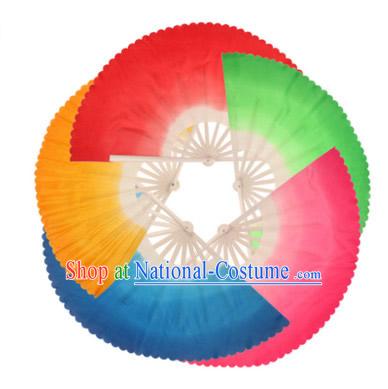 17 Inches Color Change Chinese Peacock Fan Dance Belly Dance Hand Fans Hand Fan Japanese Wedding Fans Oriental Fan