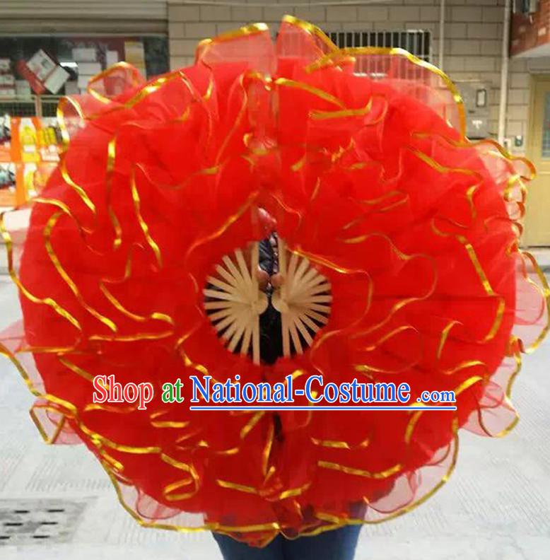 Chinese Korean Dancing Fan Dance Gauze Fans Belly Dance Hand Fans Hand Fan Japanese Wedding Fans Oriental Fan