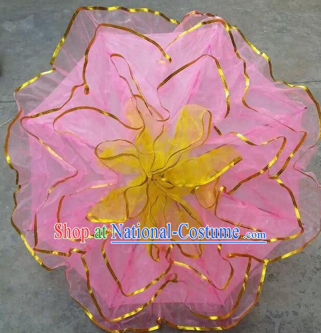 Pink Traditional Peony Flower Dance Umbrella Dancing Umbrellas