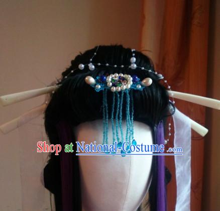 Ancient Chinese Fairy Wigs Toupee Wigs Human Hair Wig Hair Extensions Sisters Weave Cosplay Wigs Lace Hair Pieces for Women