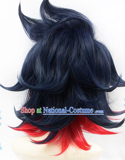 Ancient Asian Korean Japanese Chinese Style Wigs Toupee Wig  Hair Wig Hair Extensions Sisters Weave Cosplay Wigs Lace for Men